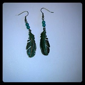 Feather earrings